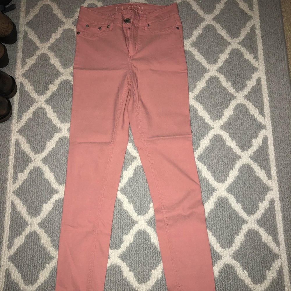 Rue 21 Pink Skinny Jeans